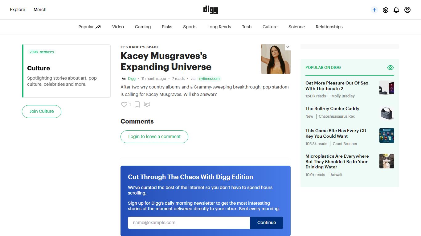 Kacey Musgraves's Expanding Universe | Digg