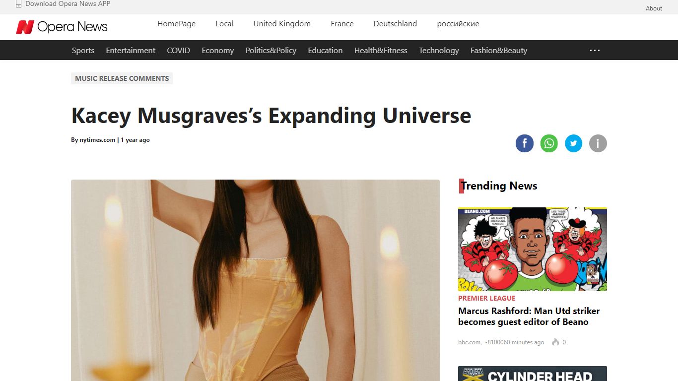 Kacey Musgraves’s Expanding Universe - Opera News